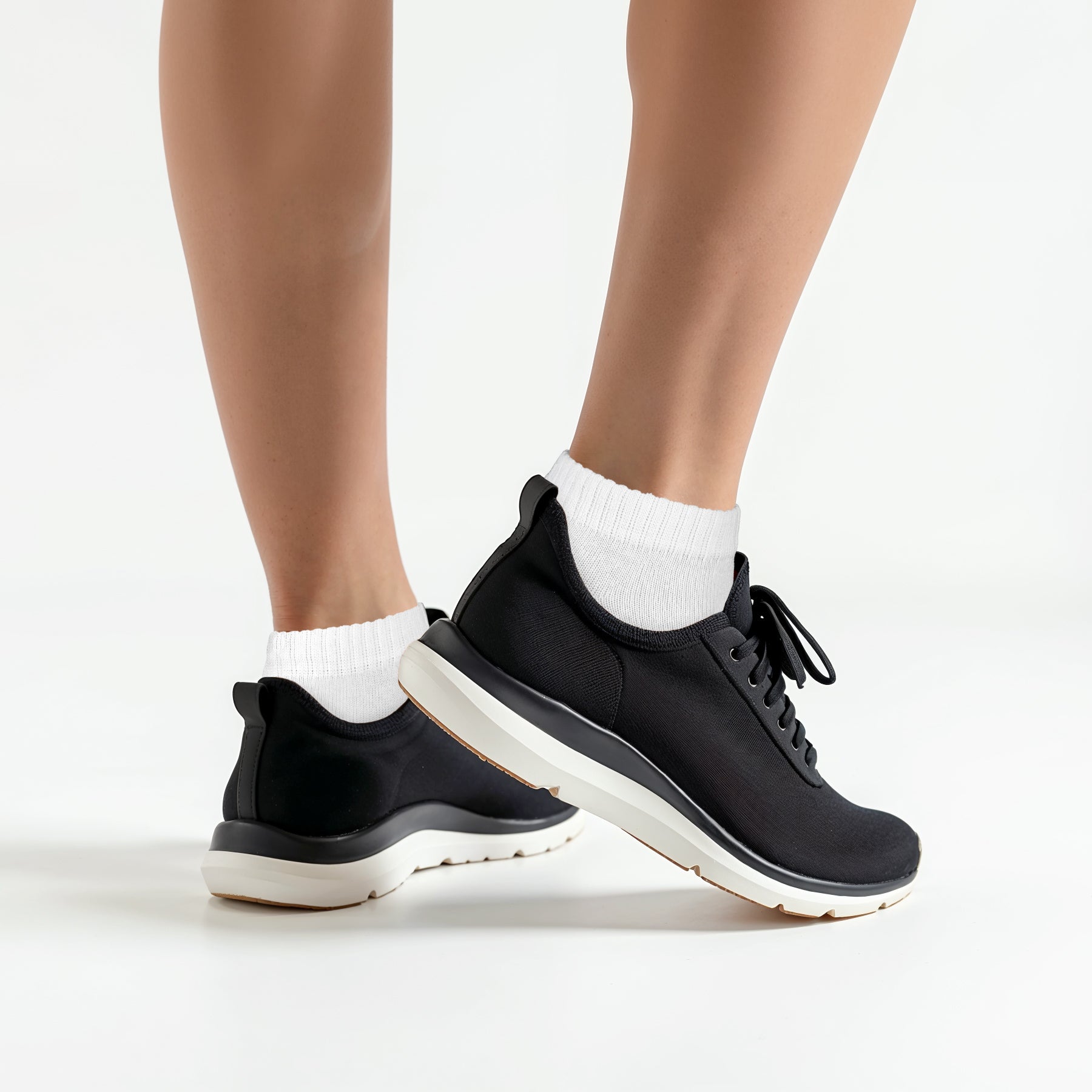 Sneakersocken, weiß, solid