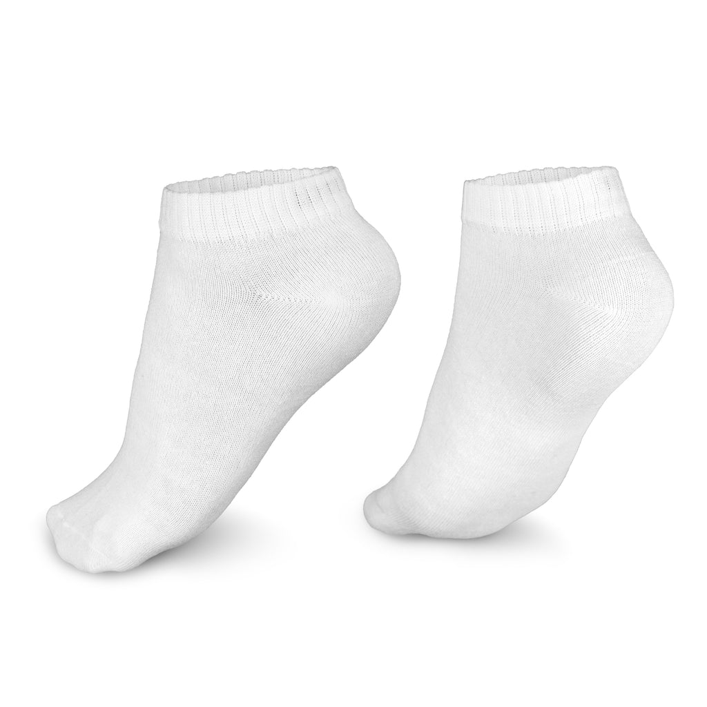 Sneakersocken, weiß, solid