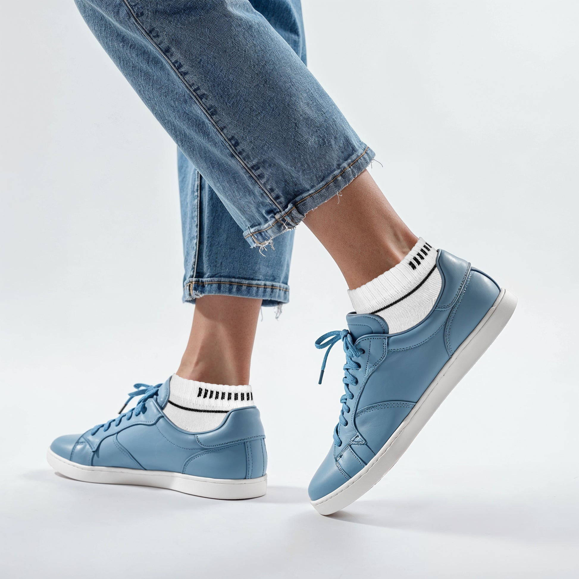 Sneakersocken, weiß, Branding, Ring