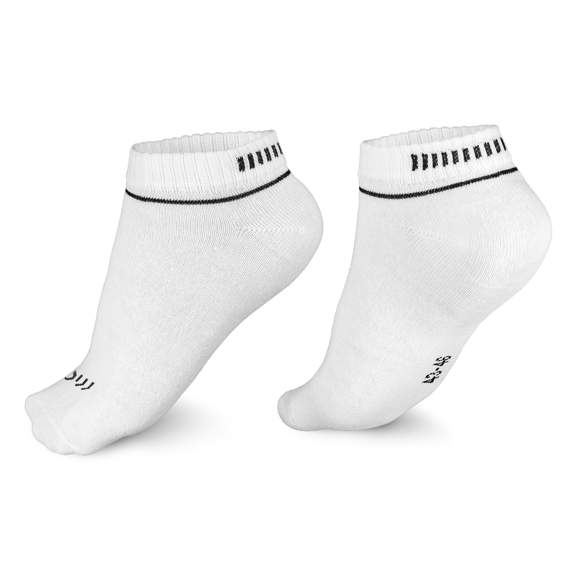 Sneakersocken, weiß, Branding, Ring