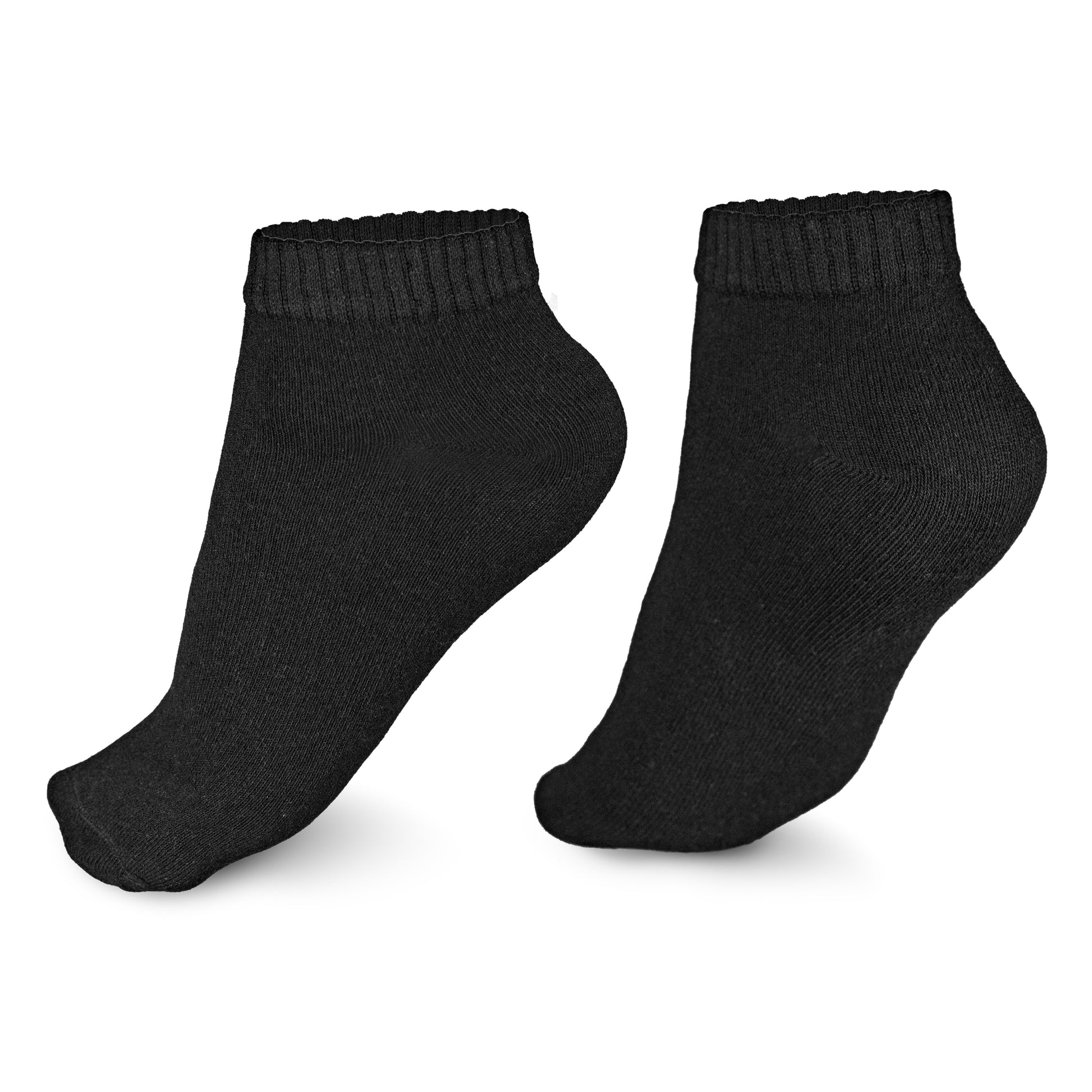 Sneakersocken, schwarz, solid
