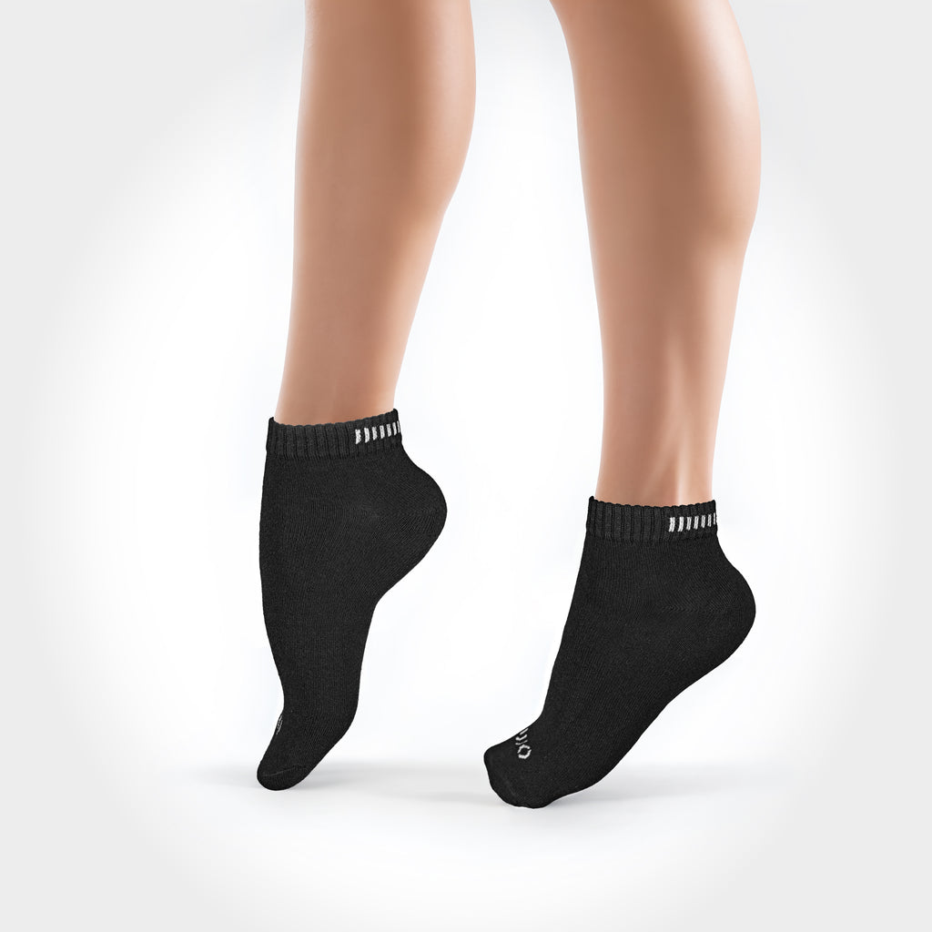 Sneakersocken, schwarz, Branding