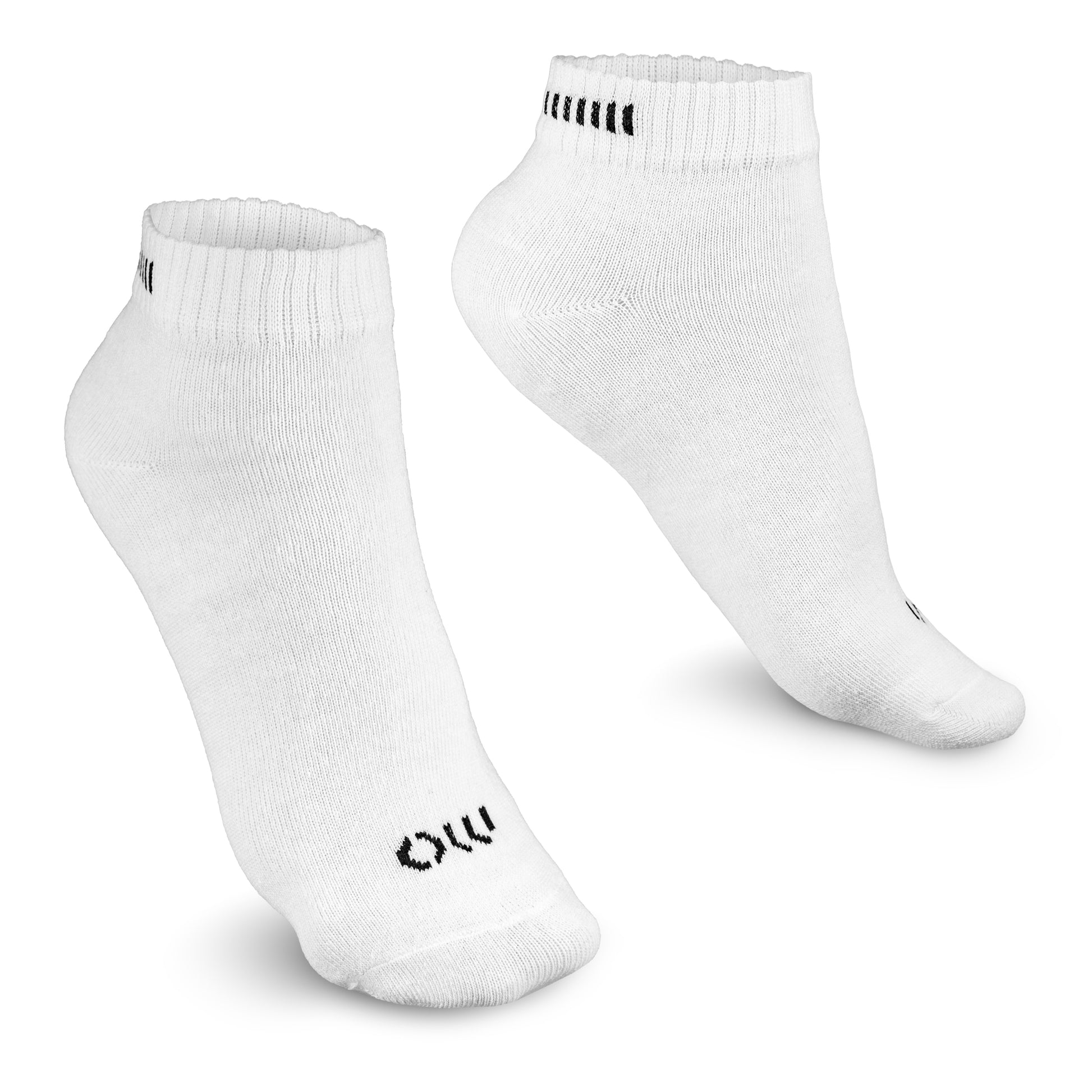 Quartersocken, weiß, Branding