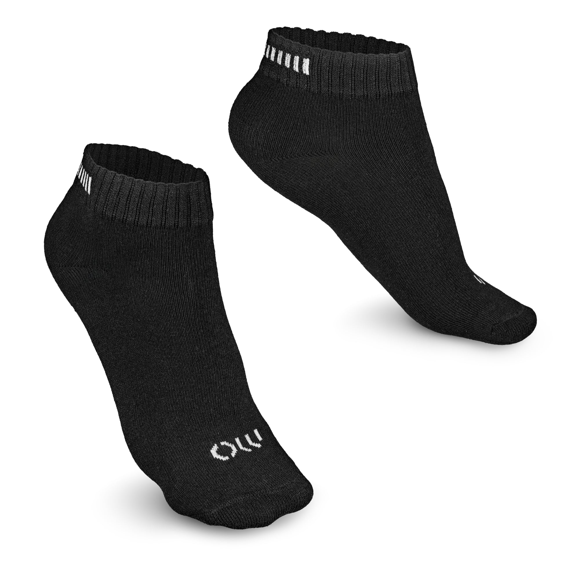 Quartersocken, schwarz, Branding